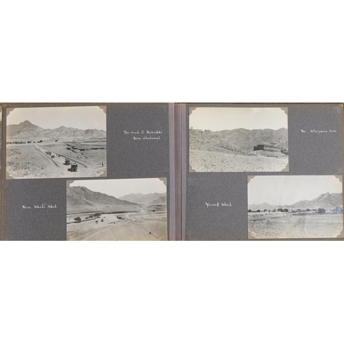 1646 - Good album of military interest black and white photographs relating to Chitral Relief and Mohmand B... 