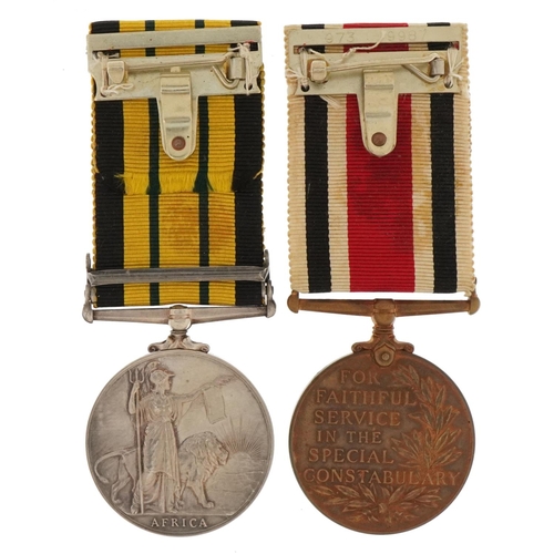 1366 - British military medals relating to the Crayford family comprising George VI Faithful Service medal ... 