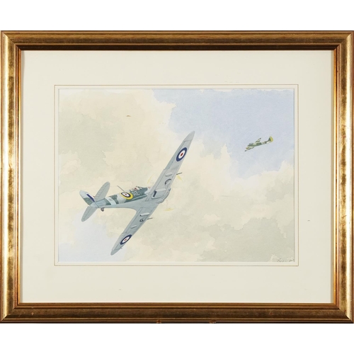 2130 - Simon Marlan - I See Him, Red Leader! Supermarine Spitfire MK Vb flown by P/O Axel Svendsen of 234 S... 