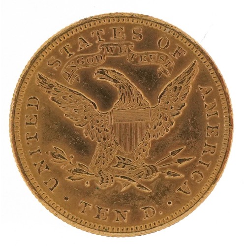 1506 - United States of America 1895 Liberty Head ten dollar gold coin