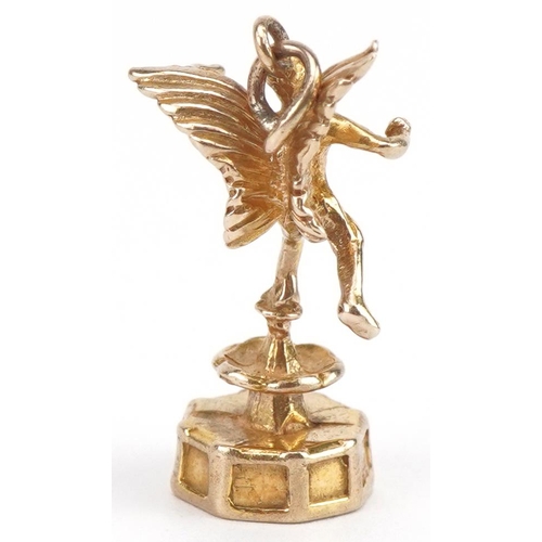 3339 - 9ct gold Cupid charm, 2.6cm high, 3.3g