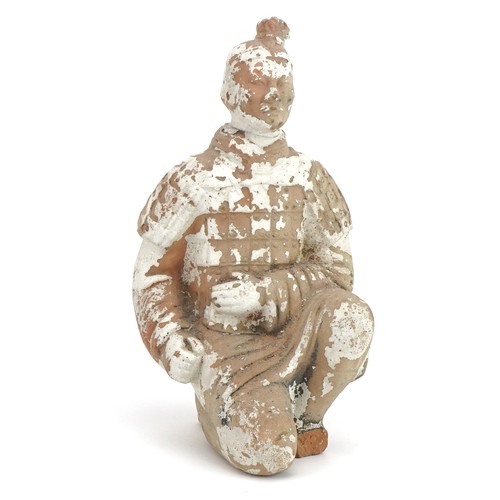 2399 - Chinese terracotta figure, 19.5cm high