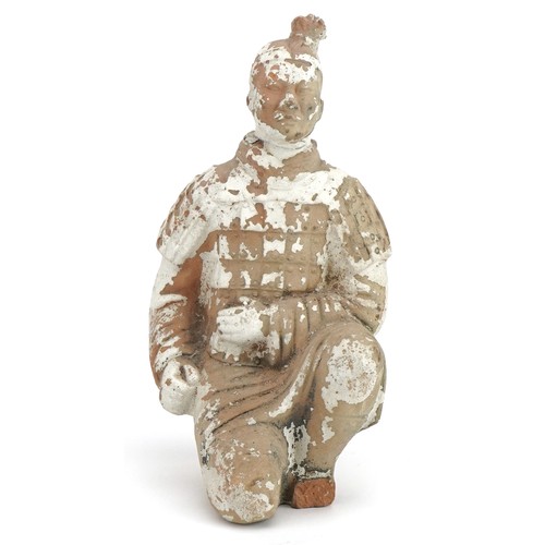 2399 - Chinese terracotta figure, 19.5cm high