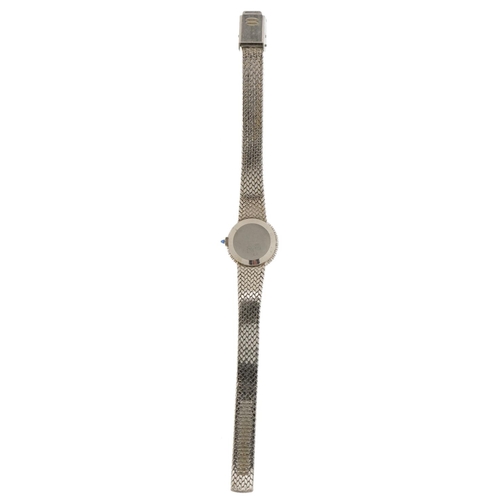 3328 - Raymond Weil, ladies stainless steel wristwatch with clear stone bezel, 24mm in diameter