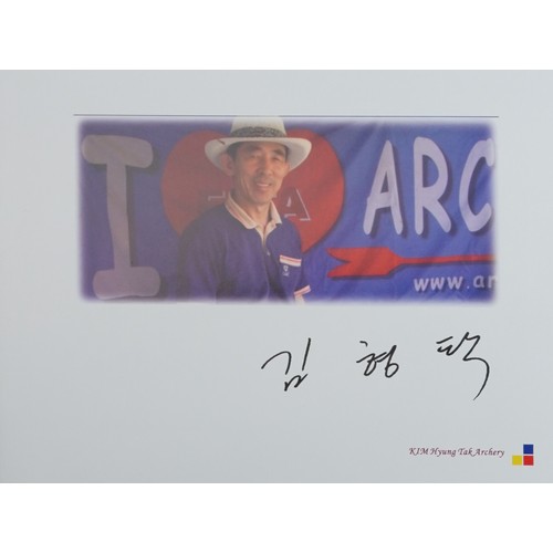 1492 - Kin Hyung Tak Archery, hardback book with slip case