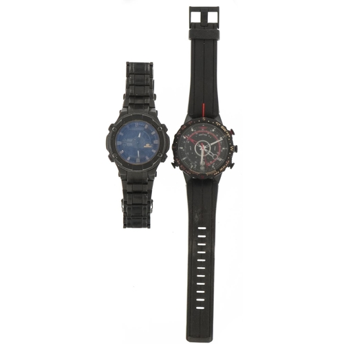 3745 - Two gentlemen's wristwatches comprising Casio Ediface EFX-700 and Timex T45581