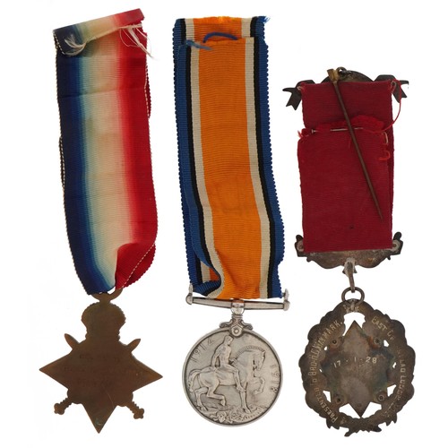 1337 - British military World War I medal group relating to H G S Waymark comprising World War I pair award... 