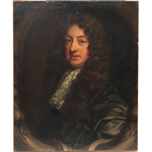 62 - After Peter Lely - Top half portraits of Sir Thomas Craven and Lady Craven, pair of 17th/18th centur... 