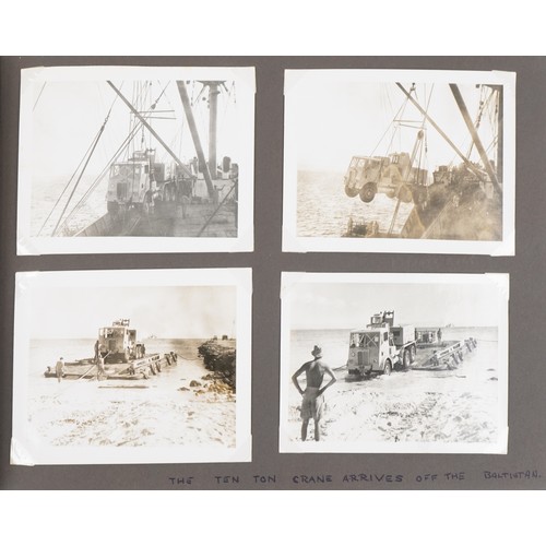 1647 - Military interest photographs arranged in an album relating to Royal Air Force Salalah, Dhofar, Musc... 