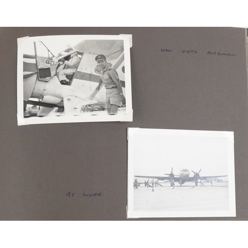 1647 - Military interest photographs arranged in an album relating to Royal Air Force Salalah, Dhofar, Musc... 