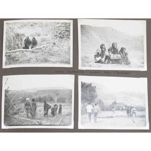 1647 - Military interest photographs arranged in an album relating to Royal Air Force Salalah, Dhofar, Musc... 