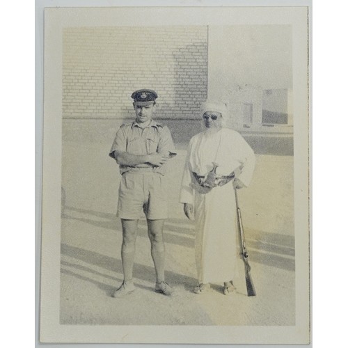 1647 - Military interest photographs arranged in an album relating to Royal Air Force Salalah, Dhofar, Musc... 