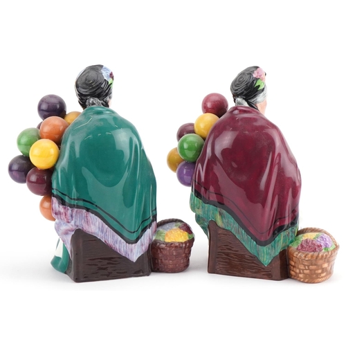 388 - Two Royal Doulton figurines comprising The Old Balloon Seller HN1314 and The Old Balloon Seller Mich... 