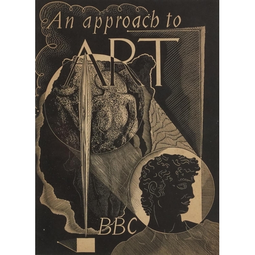 1007 - Blair Hughes-Stanton - An Approach to Art, wood engraving, inscribed Published by BBC  1935 verso, m... 