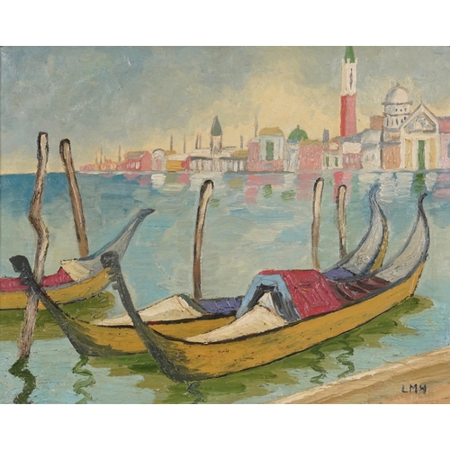 197 - Venice, Irish school oil on canvas, framed, 49cm x 39.5cm excluding the frame