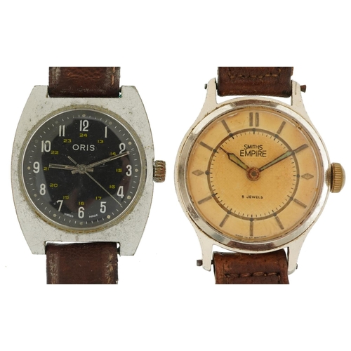 2810 - Two vintage gentlemen's manual wristwatches comprising Smiths Empire and Oris