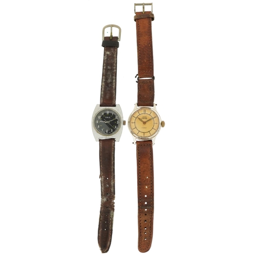 2810 - Two vintage gentlemen's manual wristwatches comprising Smiths Empire and Oris