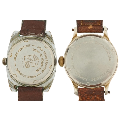 2810 - Two vintage gentlemen's manual wristwatches comprising Smiths Empire and Oris