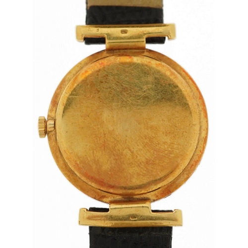 2210 - Piaget, gentlemen's 18ct gold manual wristwatch, the case numbered 10981, 33mm in diameter, total we... 