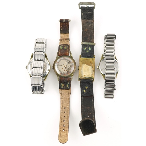 2825 - Four vintage gentlemen's wristwatches comprising automatic Enicar, manual Rotary, manual Sorana and ... 