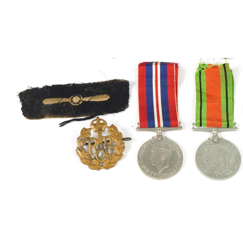 422 - British military World War II Royal Air Force medal group relating to Leading Aircraftman L D Jones ... 