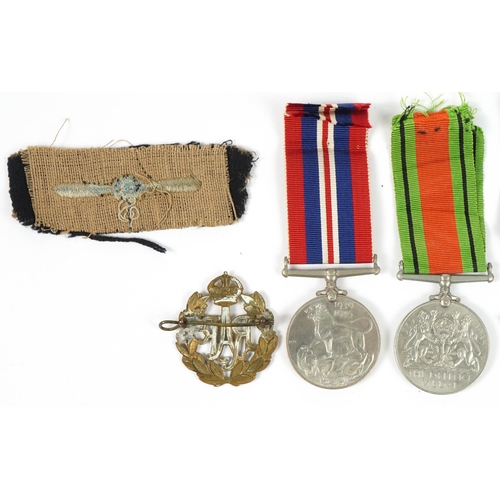 422 - British military World War II Royal Air Force medal group relating to Leading Aircraftman L D Jones ... 