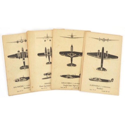 1259A - Four packs of military interest playing cards including Key to Blue pack and Key to Green pack