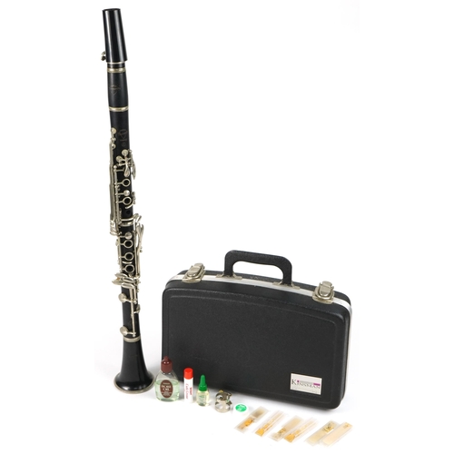 1217 - Normandy five piece flute housed in a fitted Kinsman case