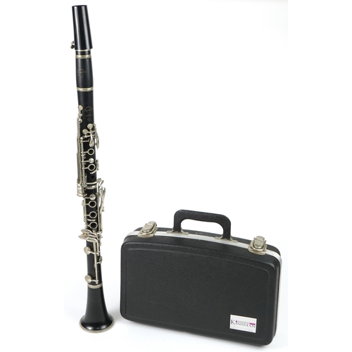 1217 - Normandy five piece flute housed in a fitted Kinsman case