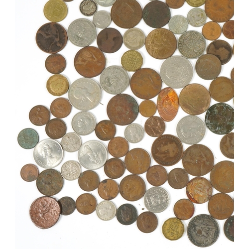 1436 - Antique and later predominantly British coinage including pre decimal, pre 1947 shillings and two sh... 