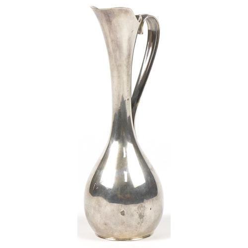 1309 - J Hofmann & Sons, mid century Danish silver plated bud vase jug, 15cm high, 98.0g