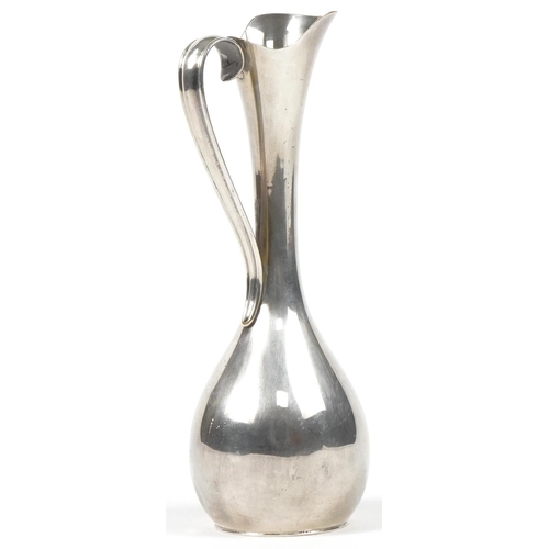 1309 - J Hofmann & Sons, mid century Danish silver plated bud vase jug, 15cm high, 98.0g