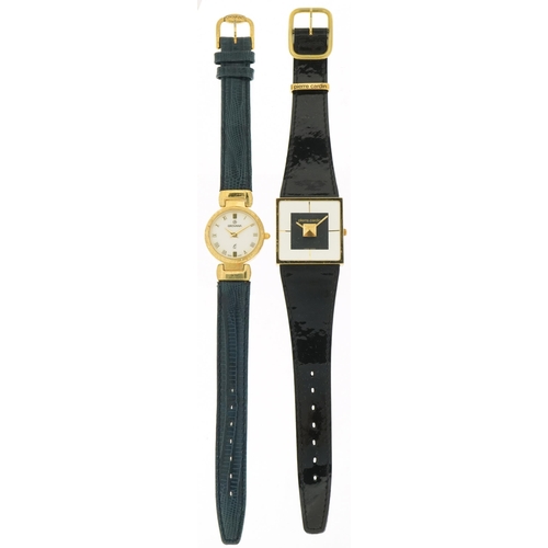 2839 - Two ladies and gentlemen's dress watches with boxes comprising Pierre Cardin and Grovana