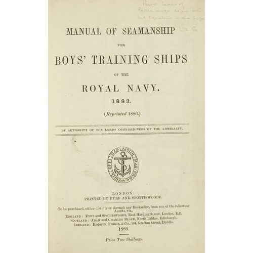 1471 - Two military and naval interest books comprising Manual of Seamanship for Boy's Training Ships of Th... 