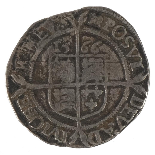 1408 - Elizabeth I 1566 shilling