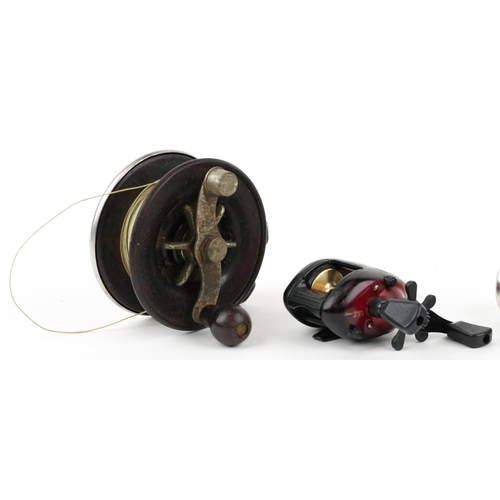 1257 - Three vintage and later fishing reels