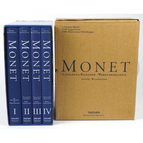 1503 - Monet Catalogue Raisonne, four volumes by Daniel Wildenstein published by Taschen