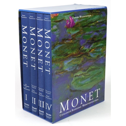 1503 - Monet Catalogue Raisonne, four volumes by Daniel Wildenstein published by Taschen