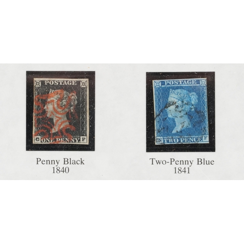 1457 - The World's Most Famous Stamps by Westminster Mint comprising Penny Black and Two Penny Blue