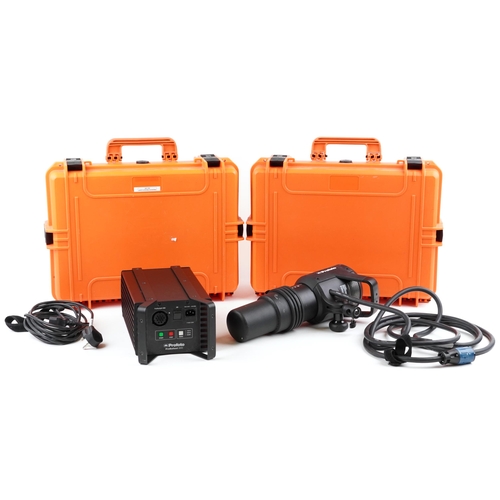 1339 - Profoto ProDaylight 800 Air HMI light head with ballast housed in two fitted cases