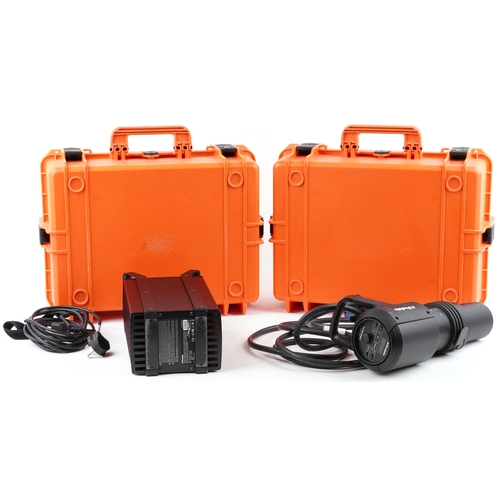 1339 - Profoto ProDaylight 800 Air HMI light head with ballast housed in two fitted cases