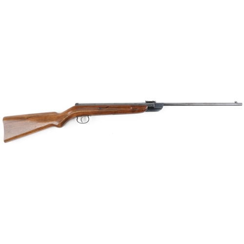 487 - Vintage Diana Mod .22 snap barrel air rifle, 105cm in length