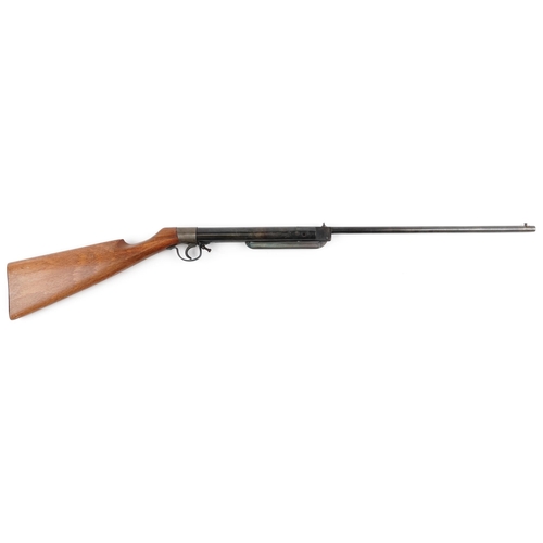 488 - Vintage snap barrel air rifle, 96.5cm in length