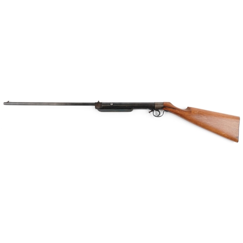 488 - Vintage snap barrel air rifle, 96.5cm in length