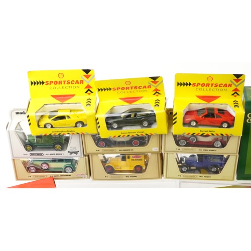 1377 - Large collection of diecast vehicles including Corgi buses, Matchbox and Atlas Dinky Toys