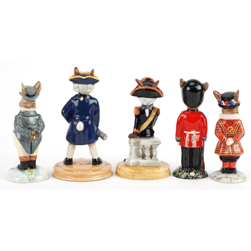 368 - Five Royal Doulton Bunnykins Limited Edition figures, three with certificates, comprising Captain Co... 