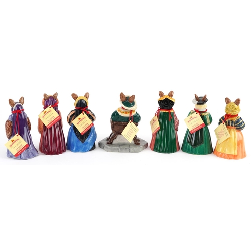 379 - Seven Royal Doulton Bunnykins figures from The Tudor Collection with certificates comprising Henry V... 