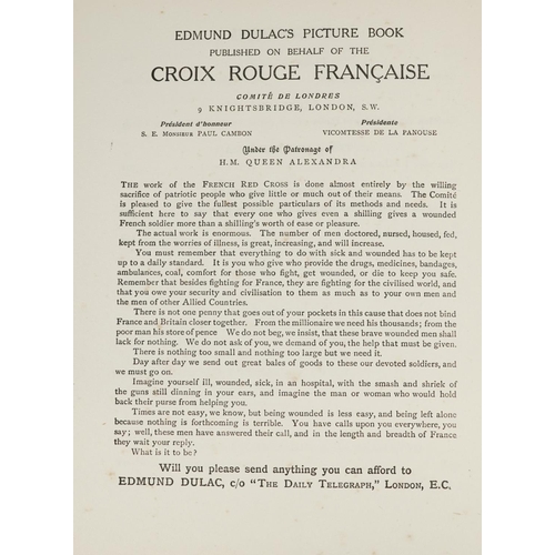 1468 - Edmund Dulac's Picture Book for the French Red Cross hardback book published for The Daily Telegraph... 