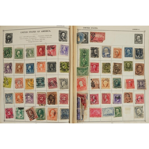 1459 - Collection of antique and later British and world stamps predominantly arranged in albums and folder... 