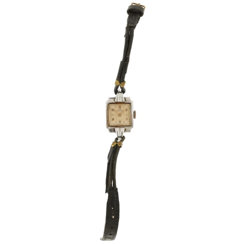 2828 - Girard Perregaux, ladies Art Deco manual wristwatch, 17mm wide